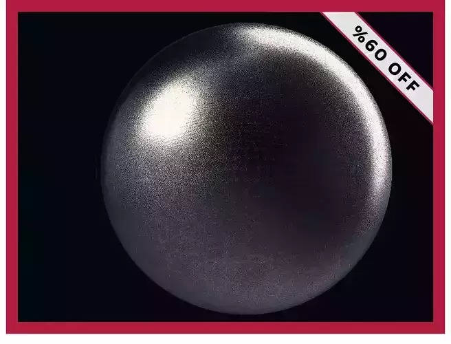 Metal Metallic Steel Seamless PBR Texture Material