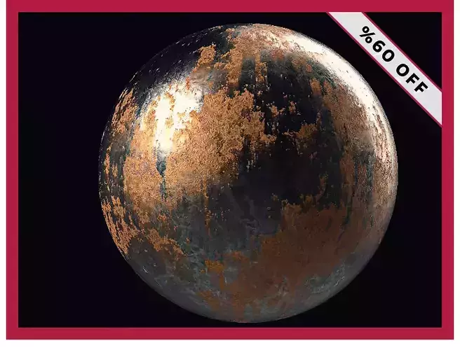 Metal Metallic Steel Seamless PBR Texture