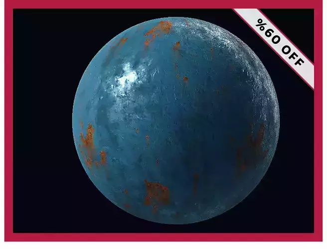 Metal Metallic Steel Seamless PBR Texture