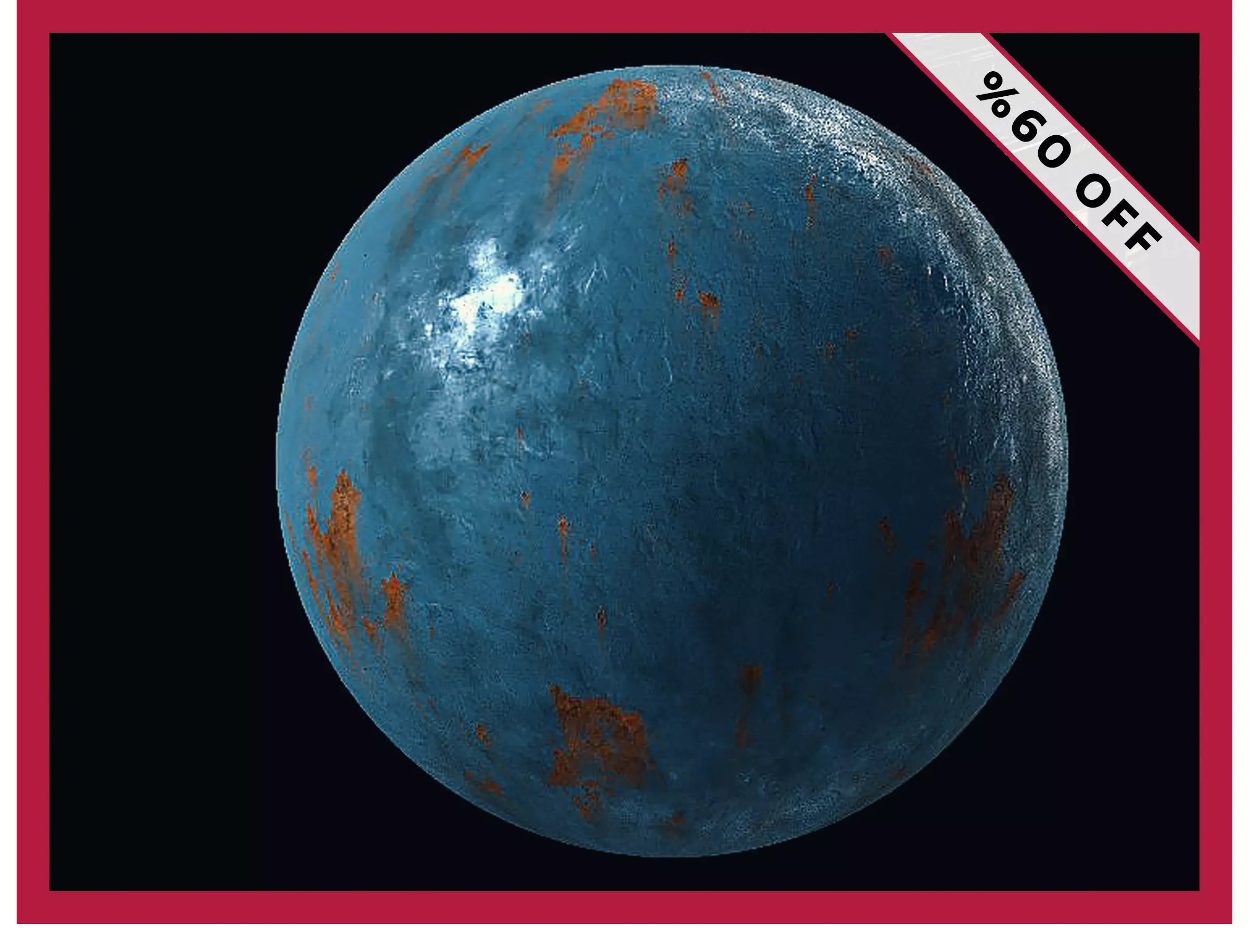 Metal Metallic Steel Seamless PBR Texture Texture_0