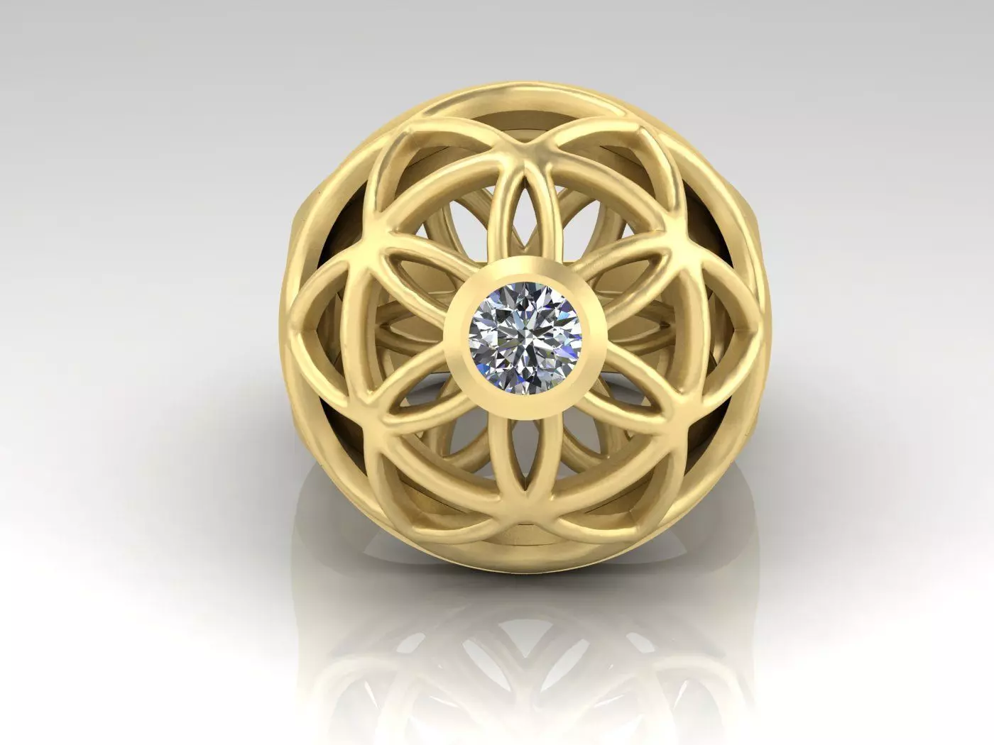ring with volume 3D print model