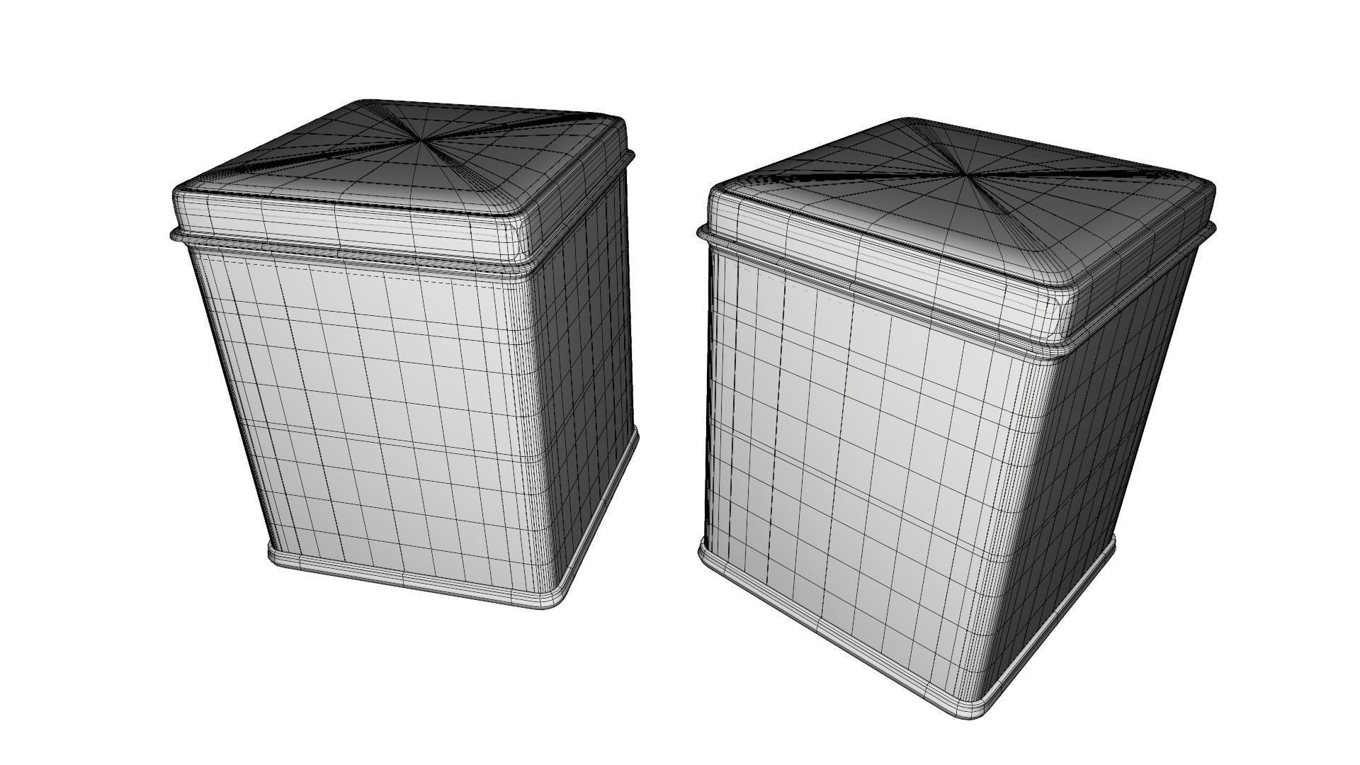 Tin containers 3D model_11