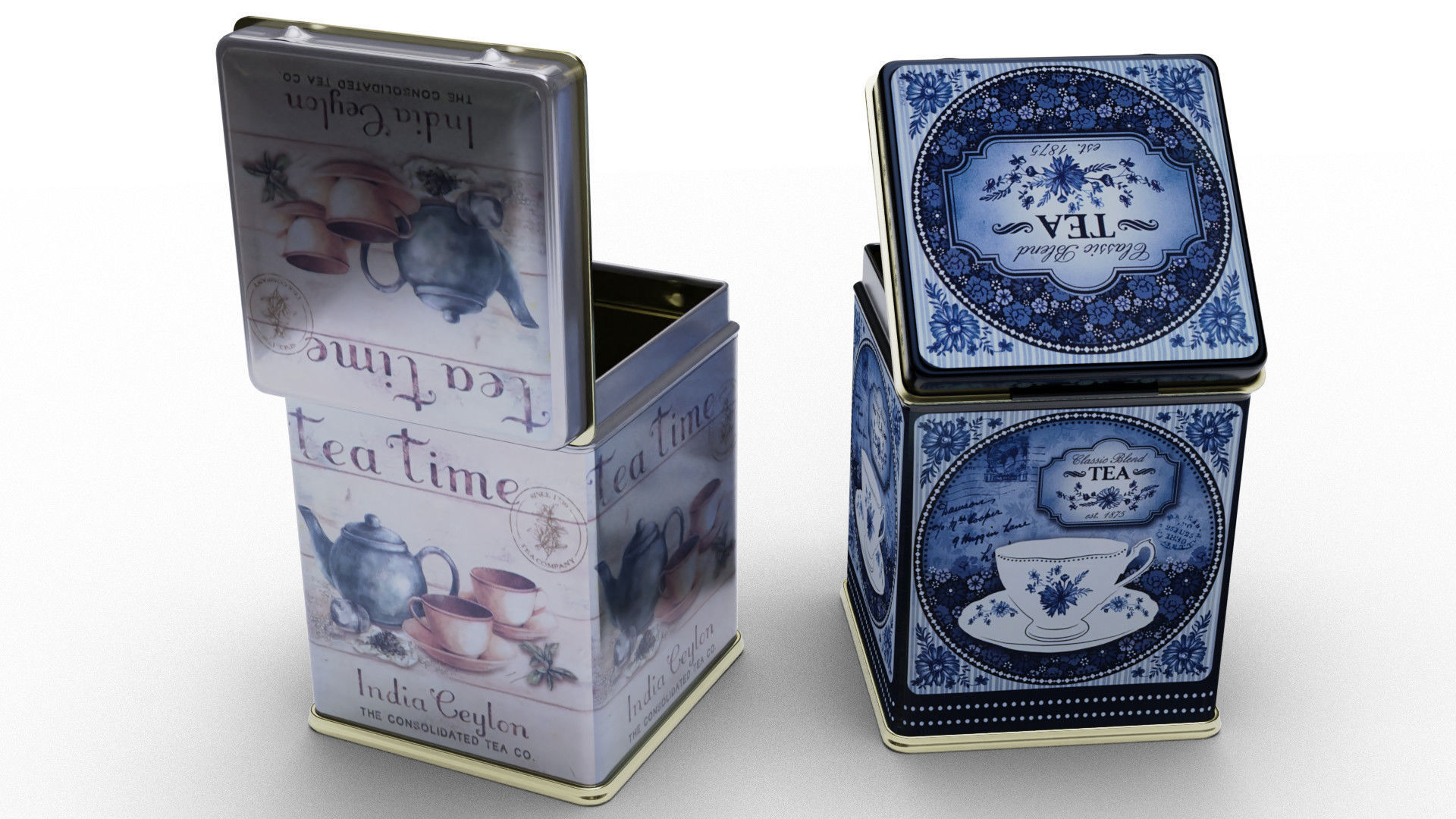 Tin containers 3D model_10