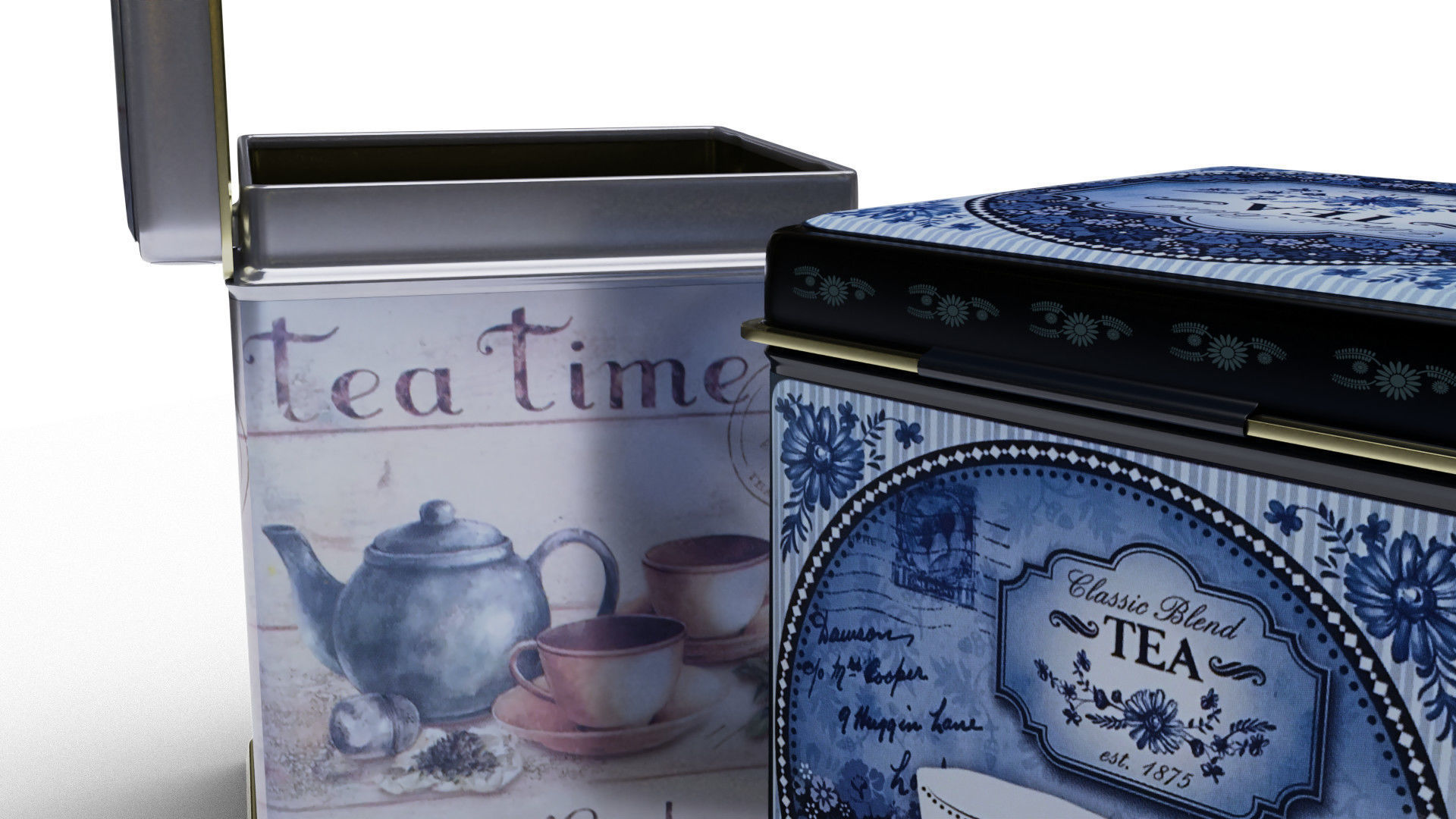 Tin containers 3D model_6