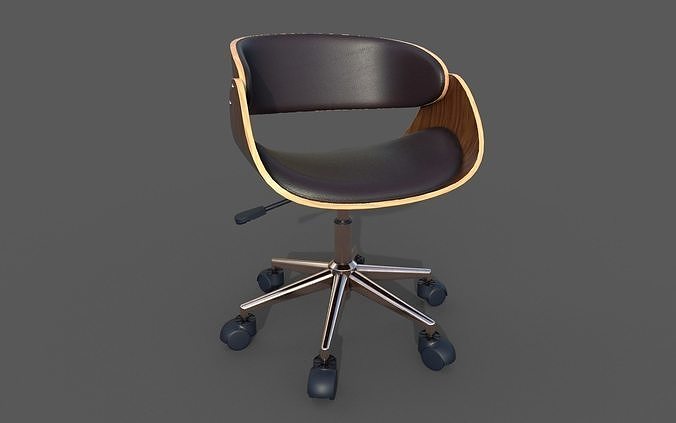 Bar stool Low-poly 3D model