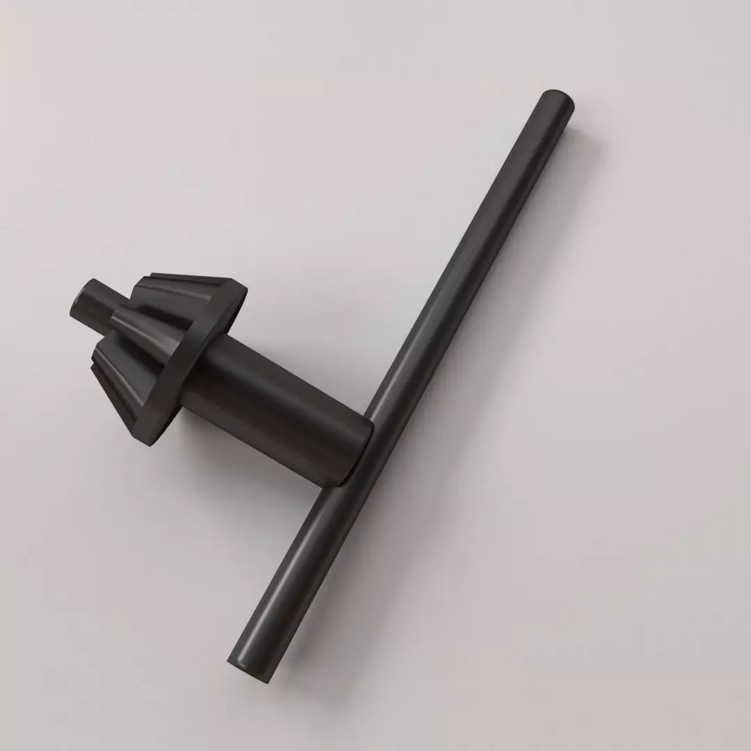 Drill Chuck Key 3D model_0