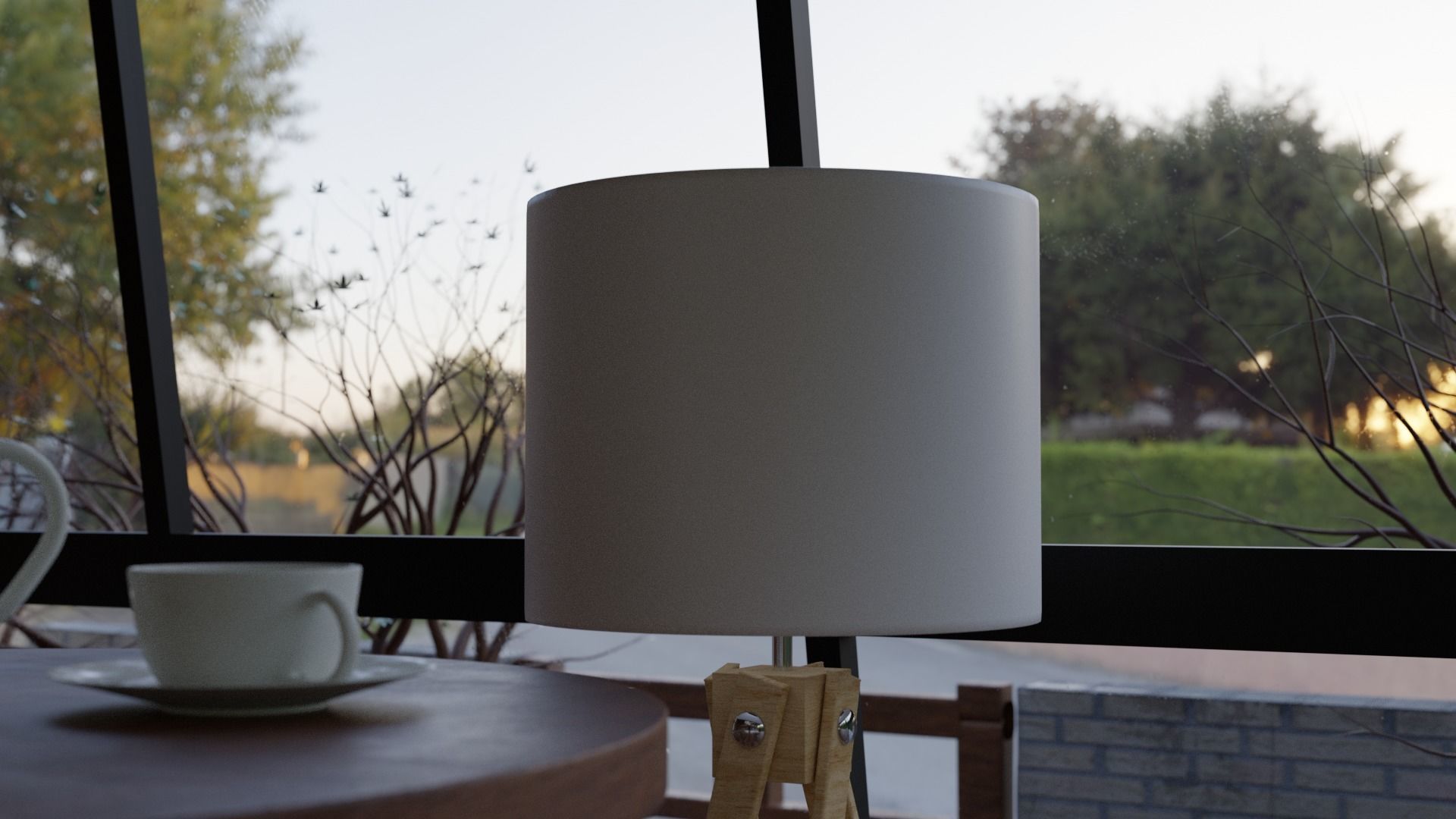 Floor Lamp  Generic Free 3D model_1