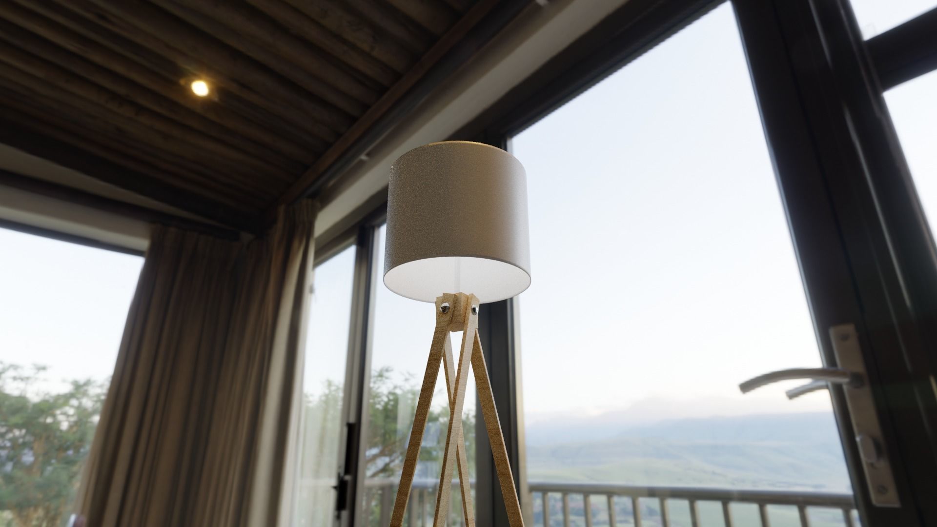 Floor Lamp  Generic Free 3D model_2