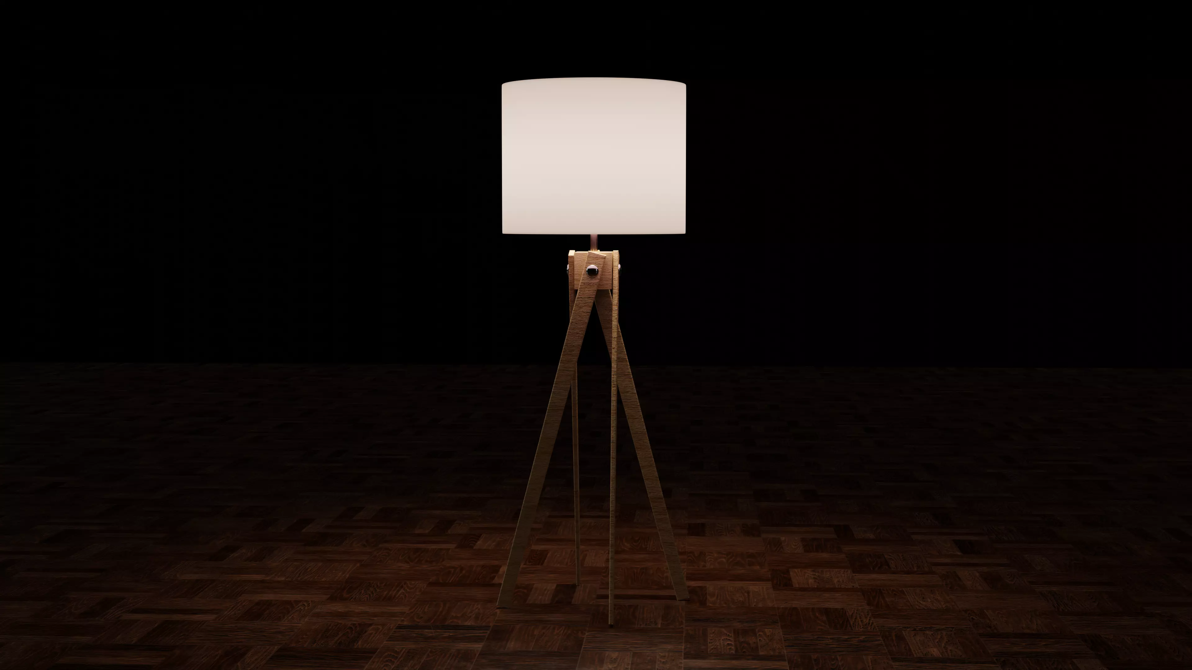 Floor Lamp  Generic Free 3D model_0