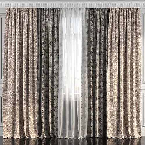 Curtain Set 226 3D model