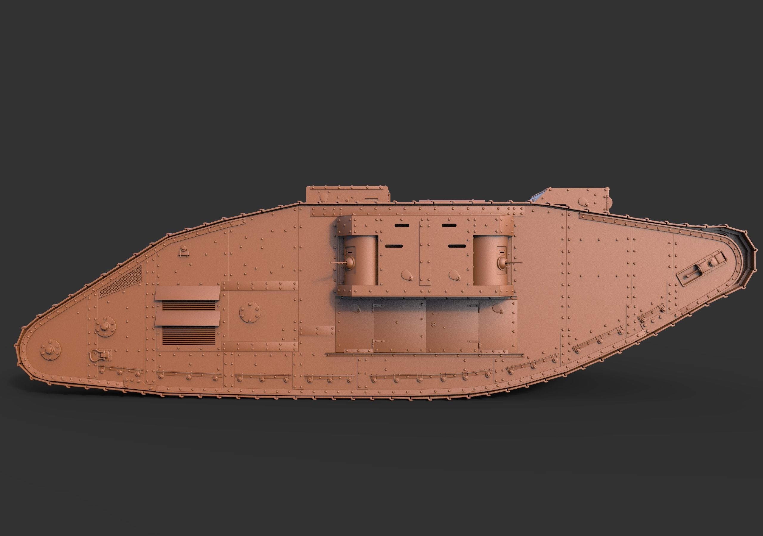 Mark IV FEMALE 3D model_11