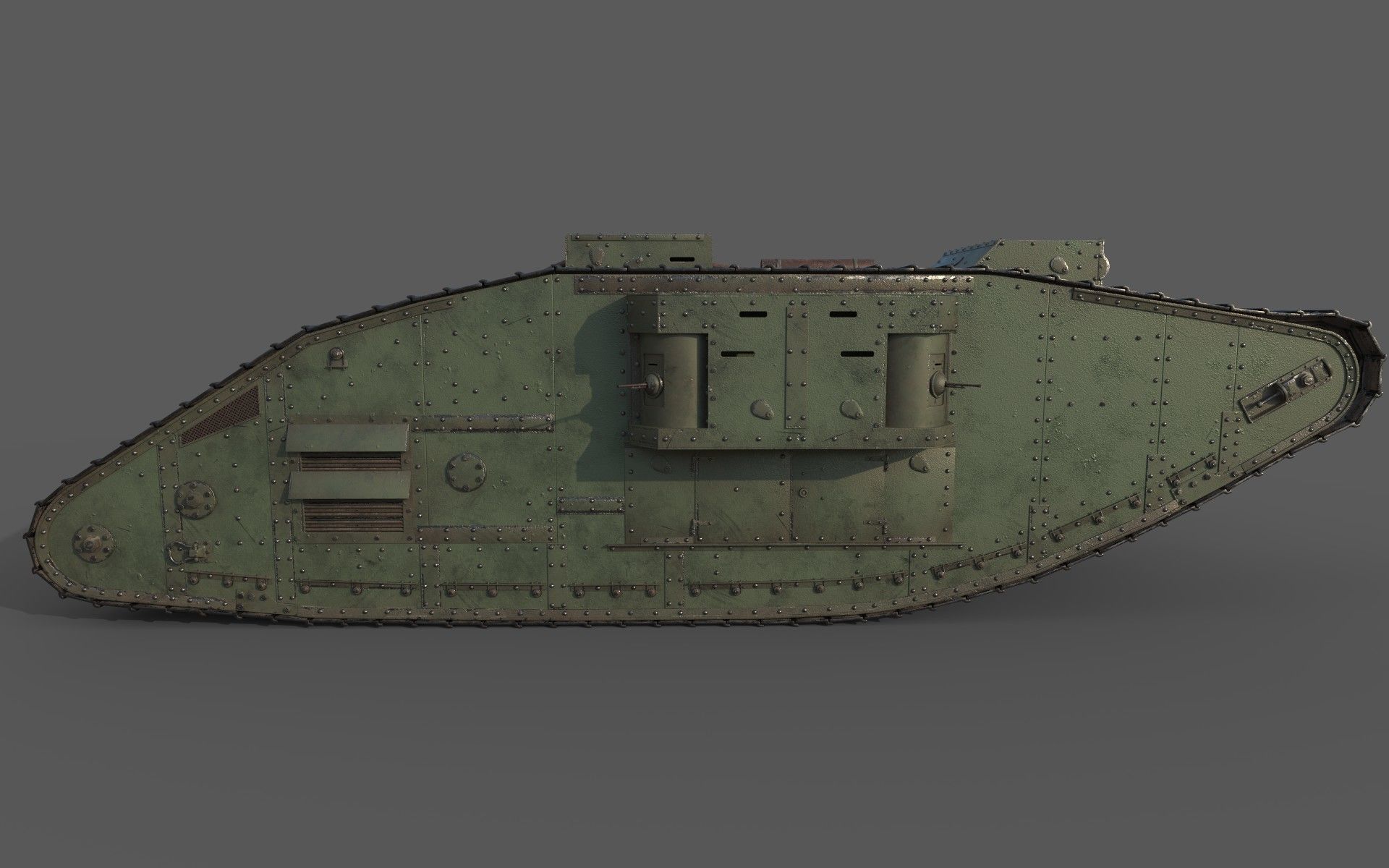 Mark IV FEMALE 3D model_2