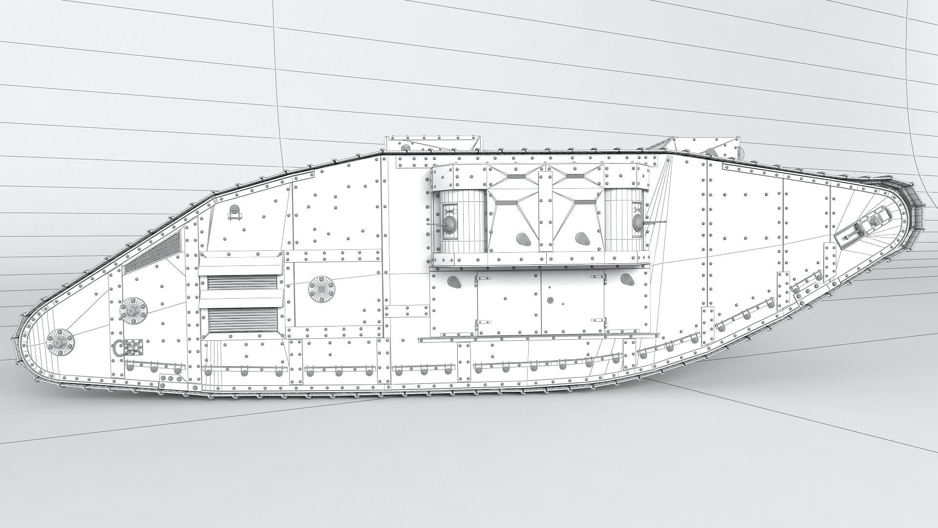 Mark IV FEMALE 3D model_20