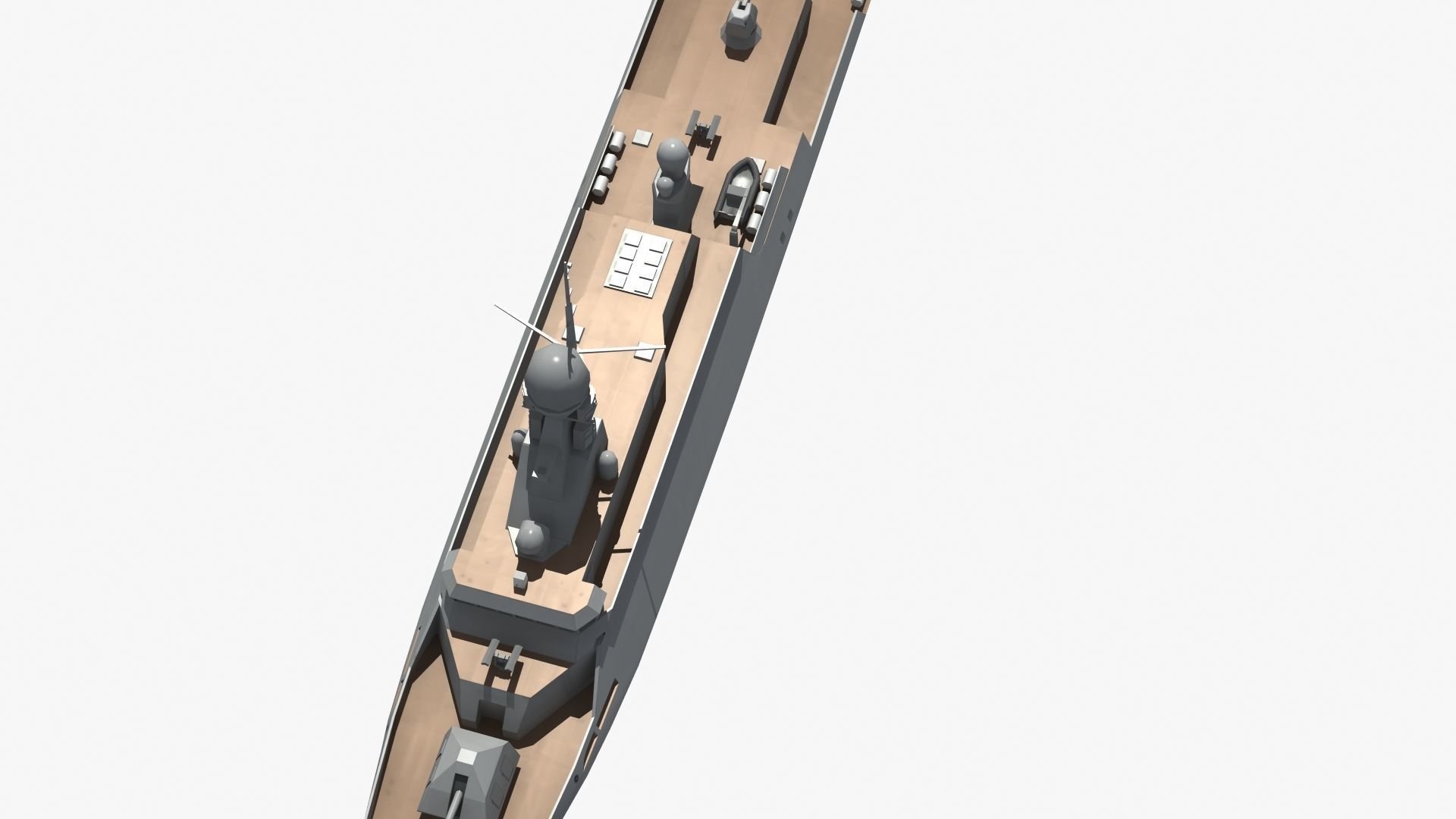 BuyanM Warship Low-poly 3D model_22