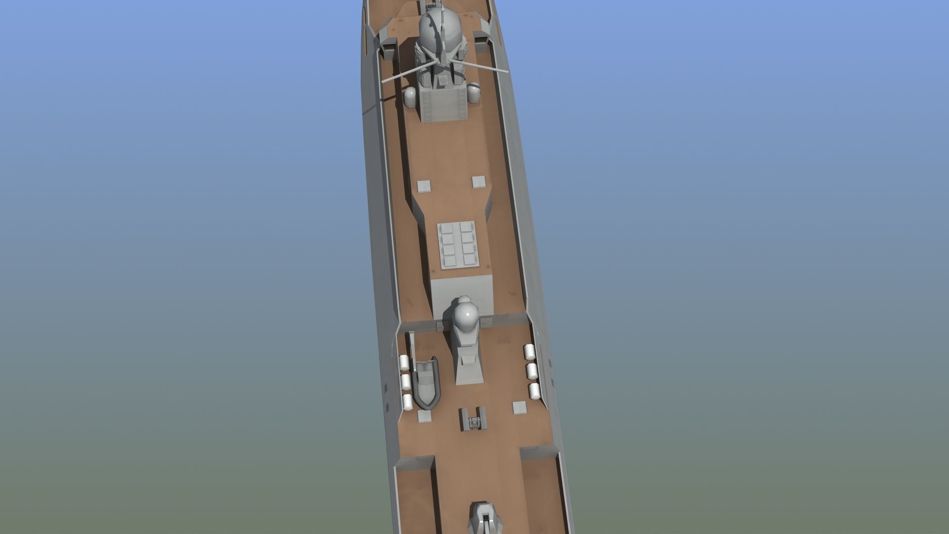 BuyanM Warship Low-poly 3D model_5