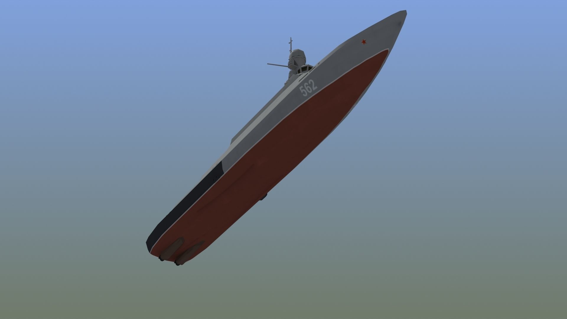 BuyanM Warship Low-poly 3D model_18