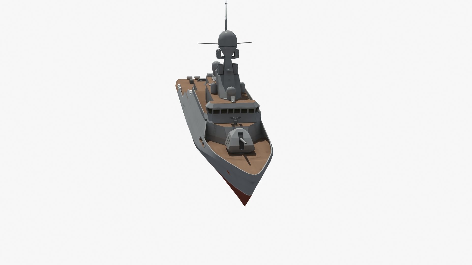 BuyanM Warship Low-poly 3D model_33