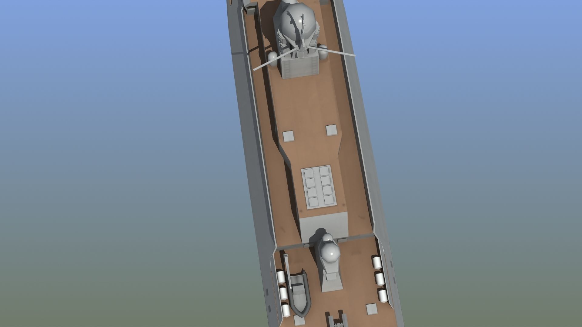 BuyanM Warship Low-poly 3D model_7