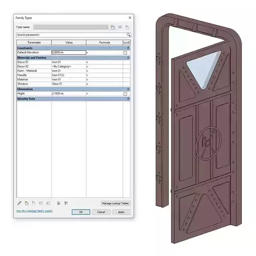 Custom Submarine Metal Door