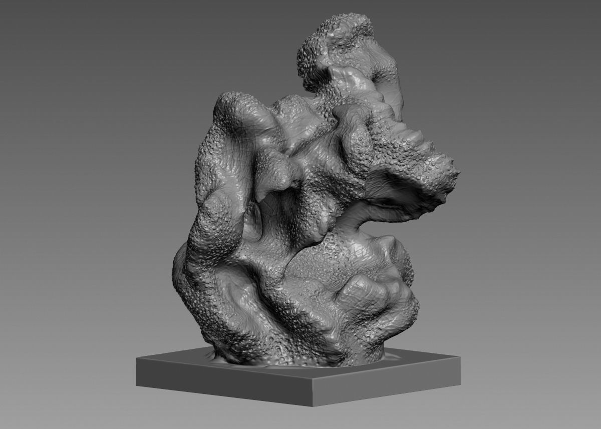 Modern Abstract Decorative sculpture 3d print model 3D print model_42