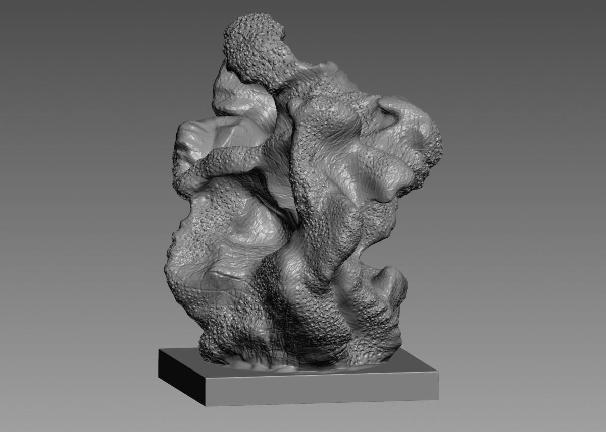Modern Abstract Decorative sculpture 3d print model 3D print model_65
