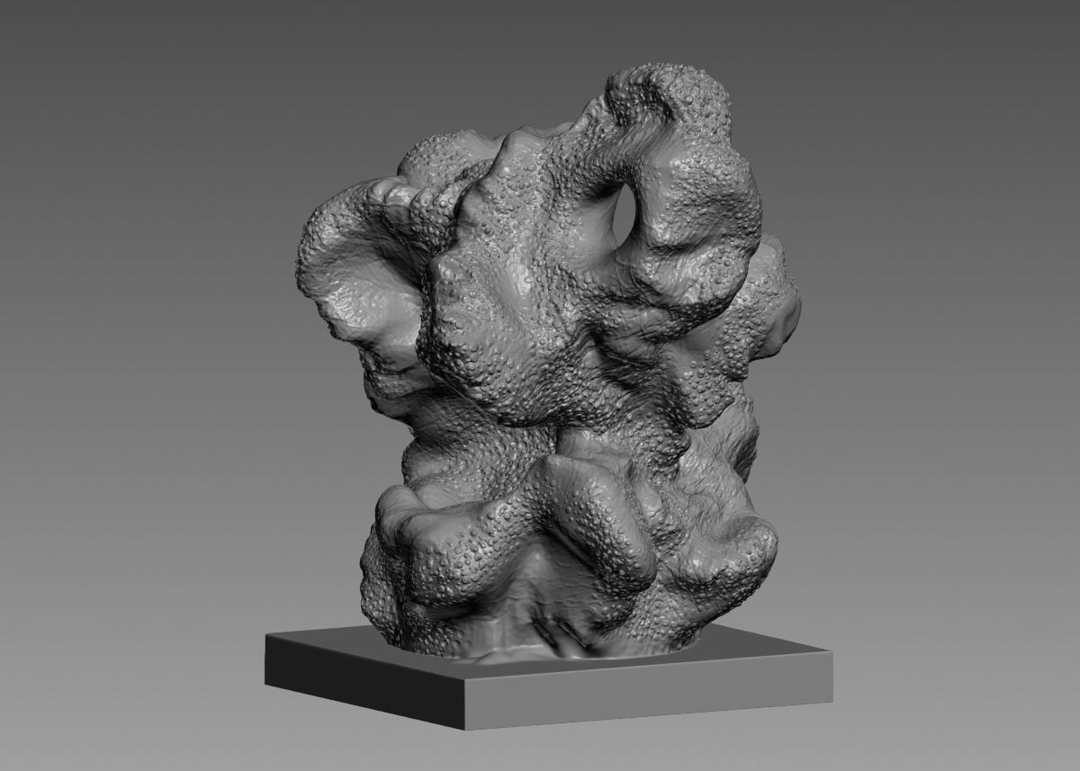 Modern Abstract Decorative sculpture 3d print model 3D print model_18