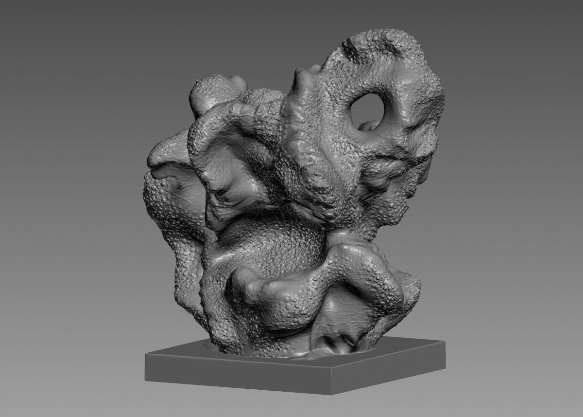 Modern Abstract Decorative sculpture 3d print model 3D print model_27