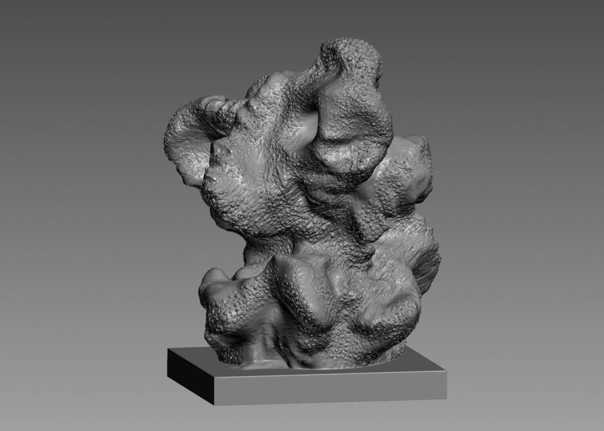 Modern Abstract Decorative sculpture 3d print model 3D print model_16