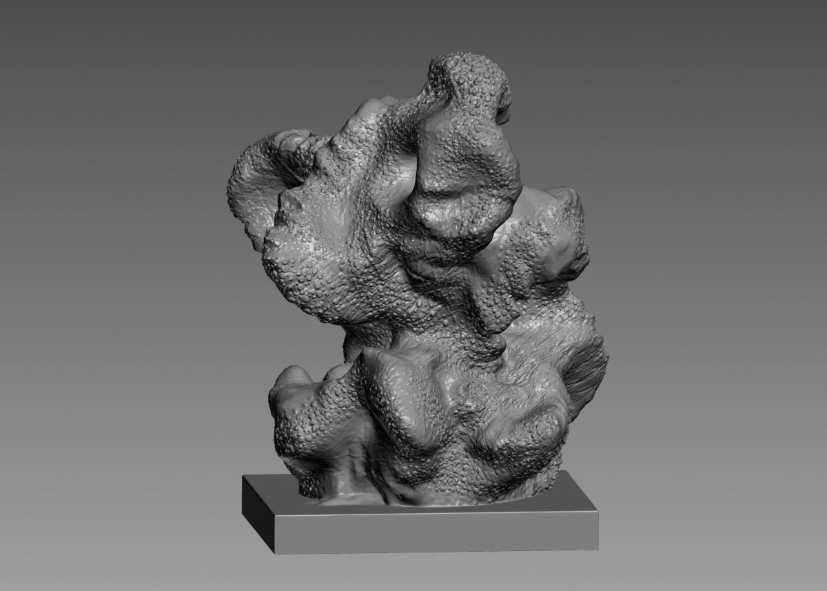 Modern Abstract Decorative sculpture 3d print model 3D print model_22