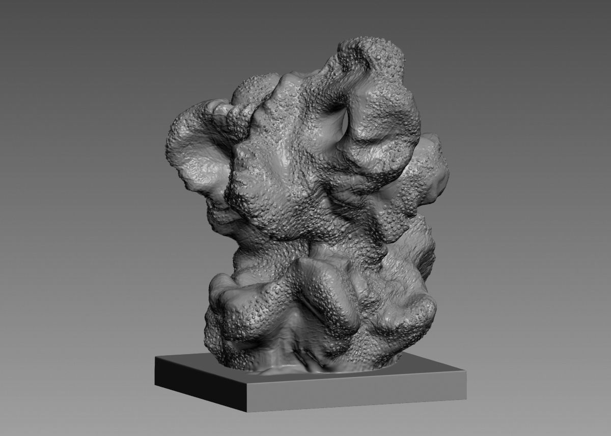 Modern Abstract Decorative sculpture 3d print model 3D print model_24