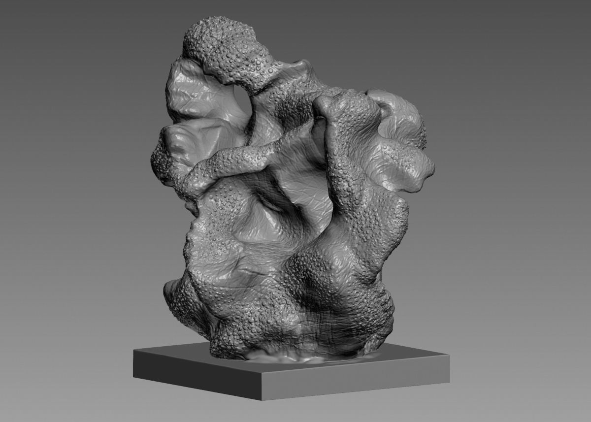 Modern Abstract Decorative sculpture 3d print model 3D print model_55