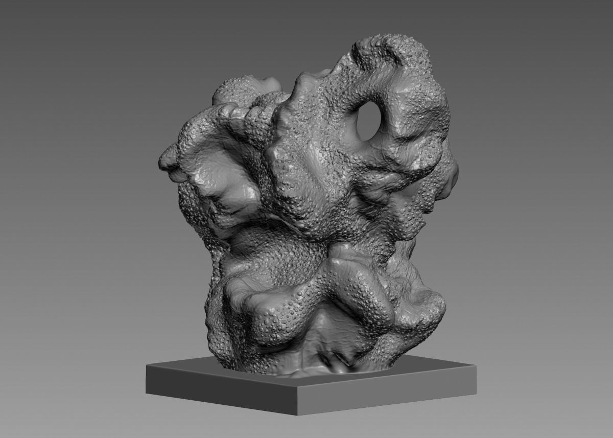 Modern Abstract Decorative sculpture 3d print model 3D print model_28