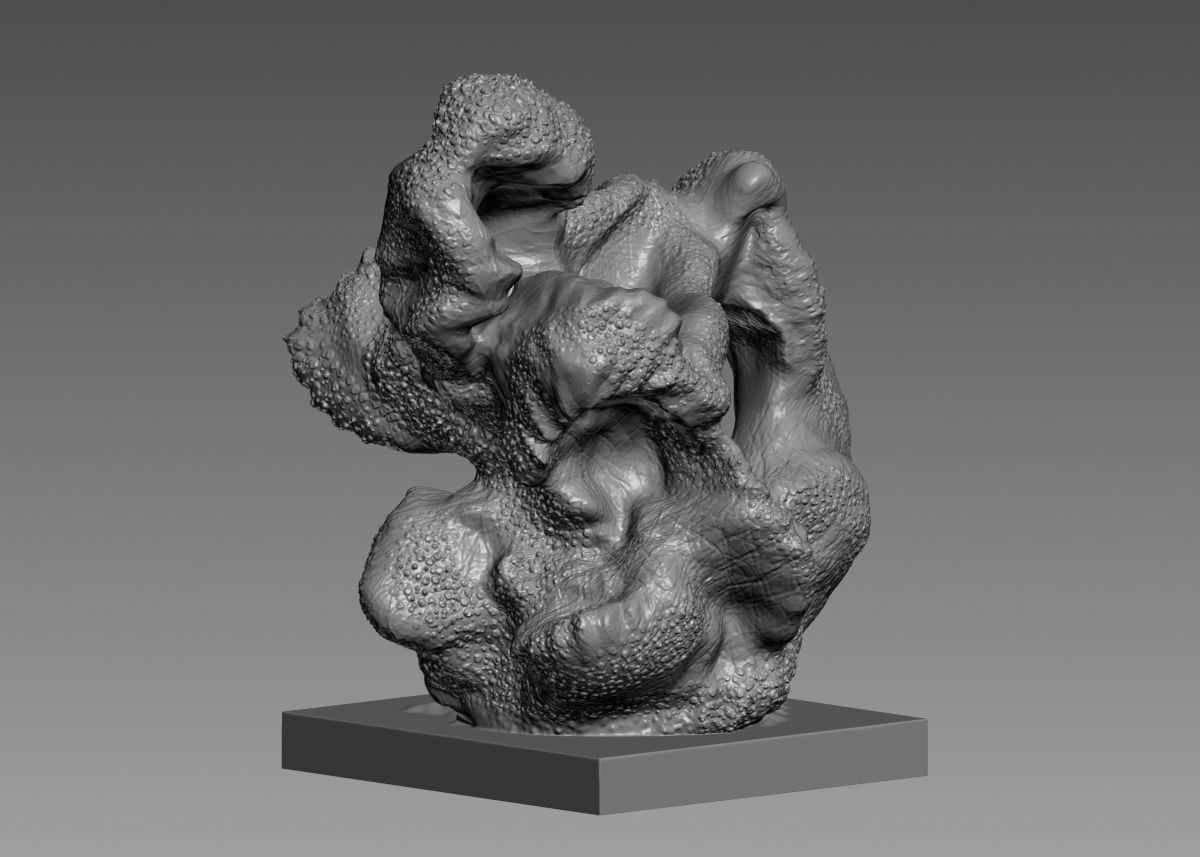 Modern Abstract Decorative sculpture 3d print model 3D print model_14