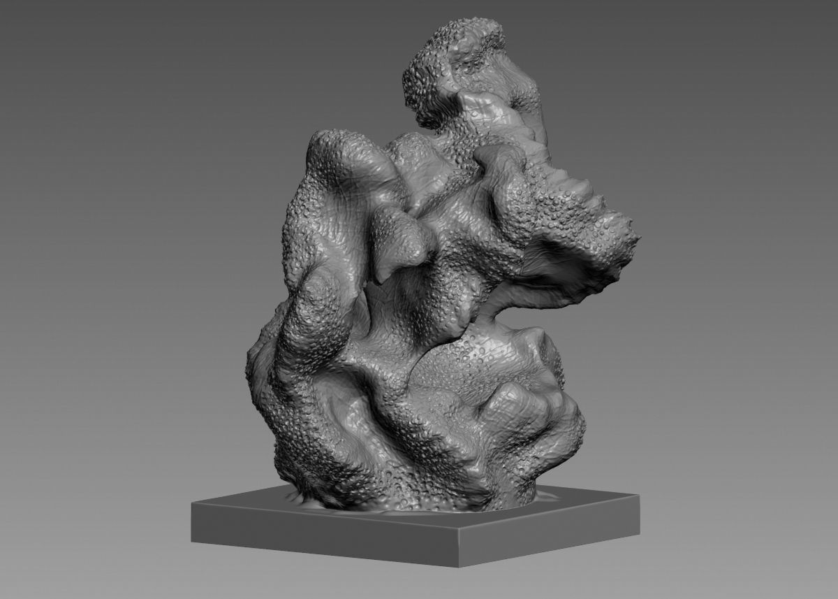 Modern Abstract Decorative sculpture 3d print model 3D print model_44