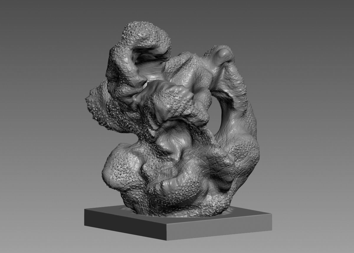Modern Abstract Decorative sculpture 3d print model 3D print model_20