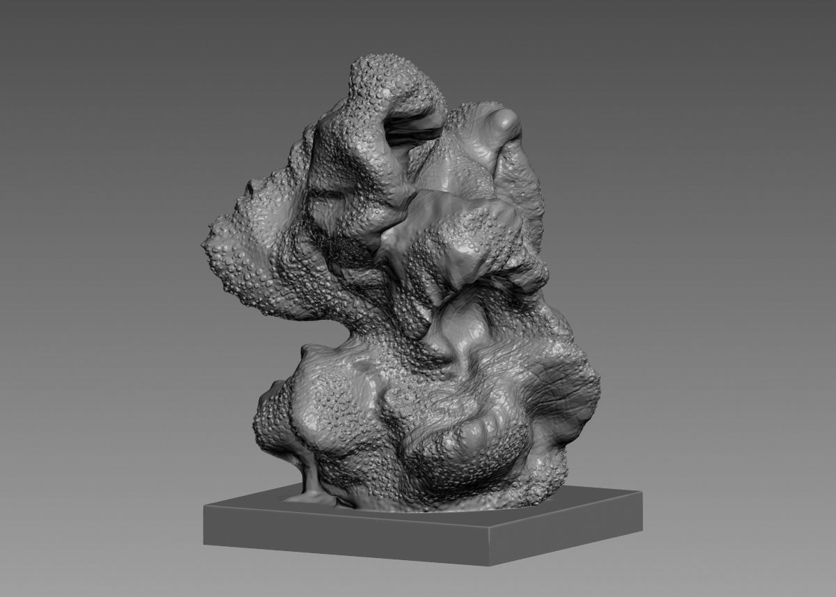 Modern Abstract Decorative sculpture 3d print model 3D print model_10