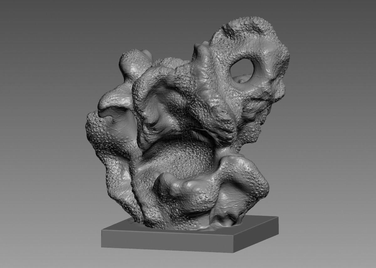 Modern Abstract Decorative sculpture 3d print model 3D print model_25