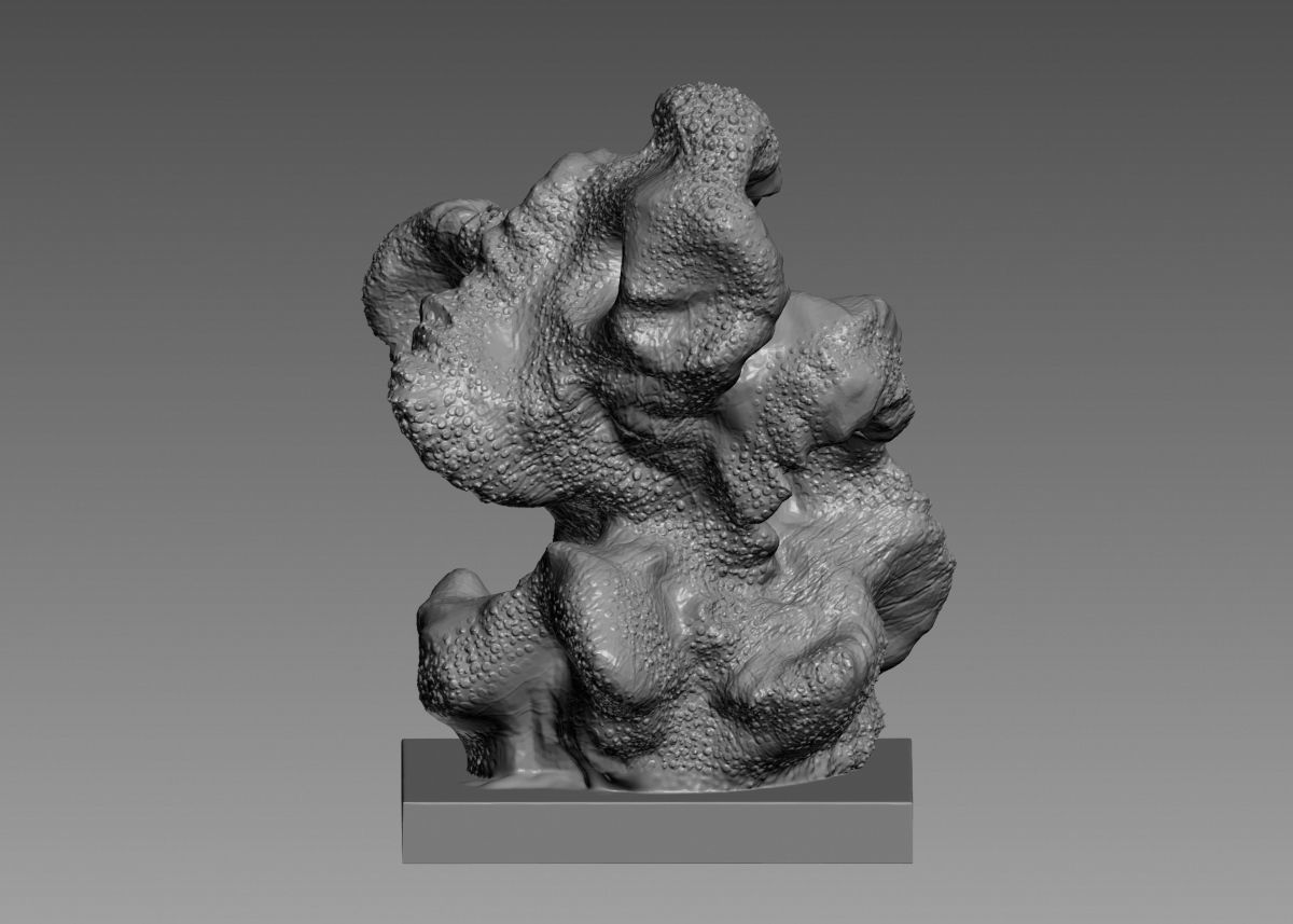Modern Abstract Decorative sculpture 3d print model 3D print model_17