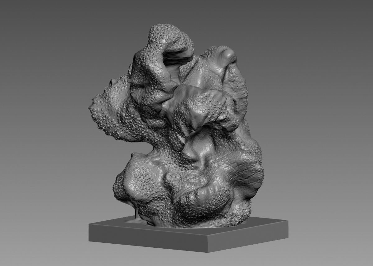 Modern Abstract Decorative sculpture 3d print model 3D print model_32
