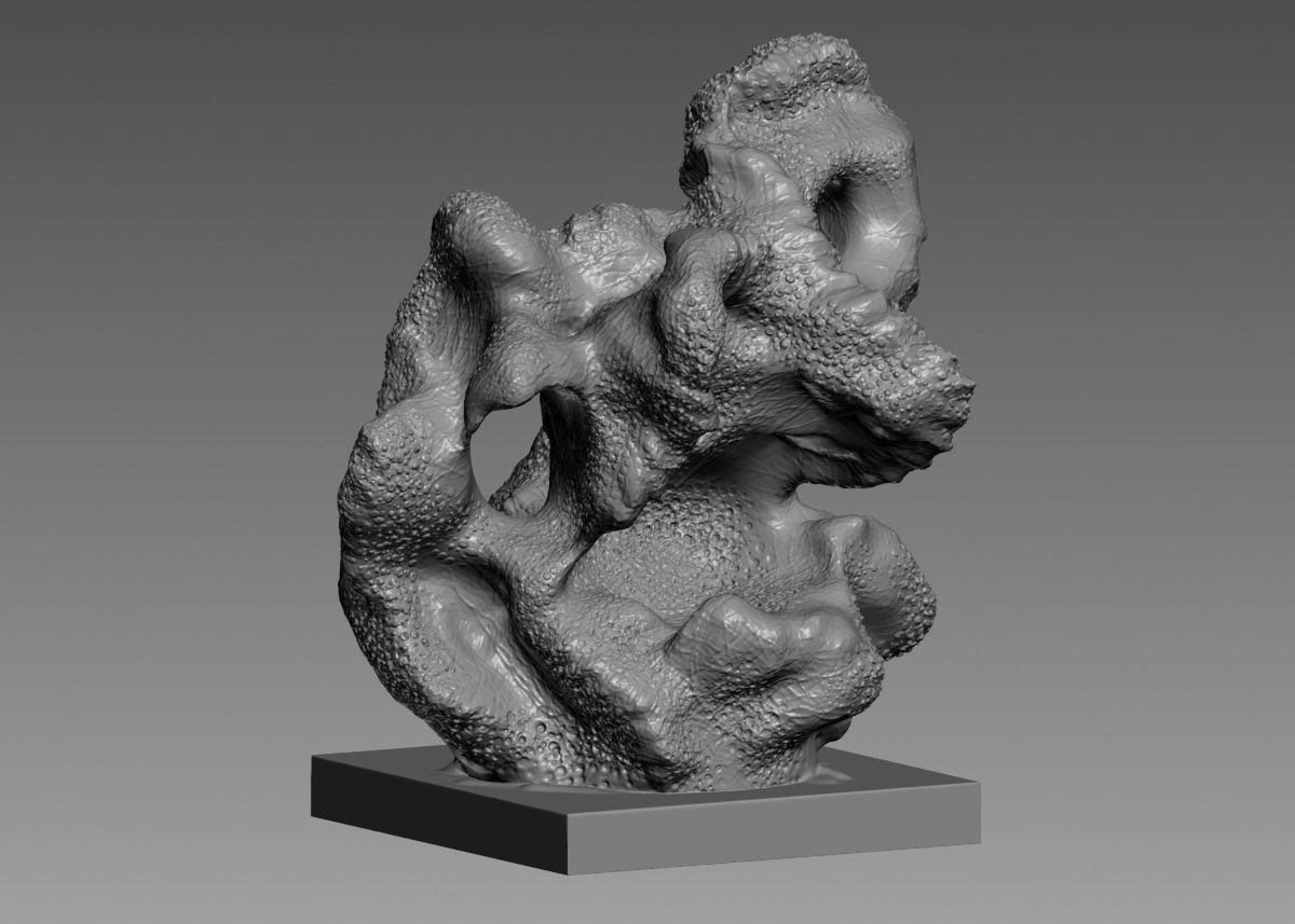 Modern Abstract Decorative sculpture 3d print model 3D print model_40