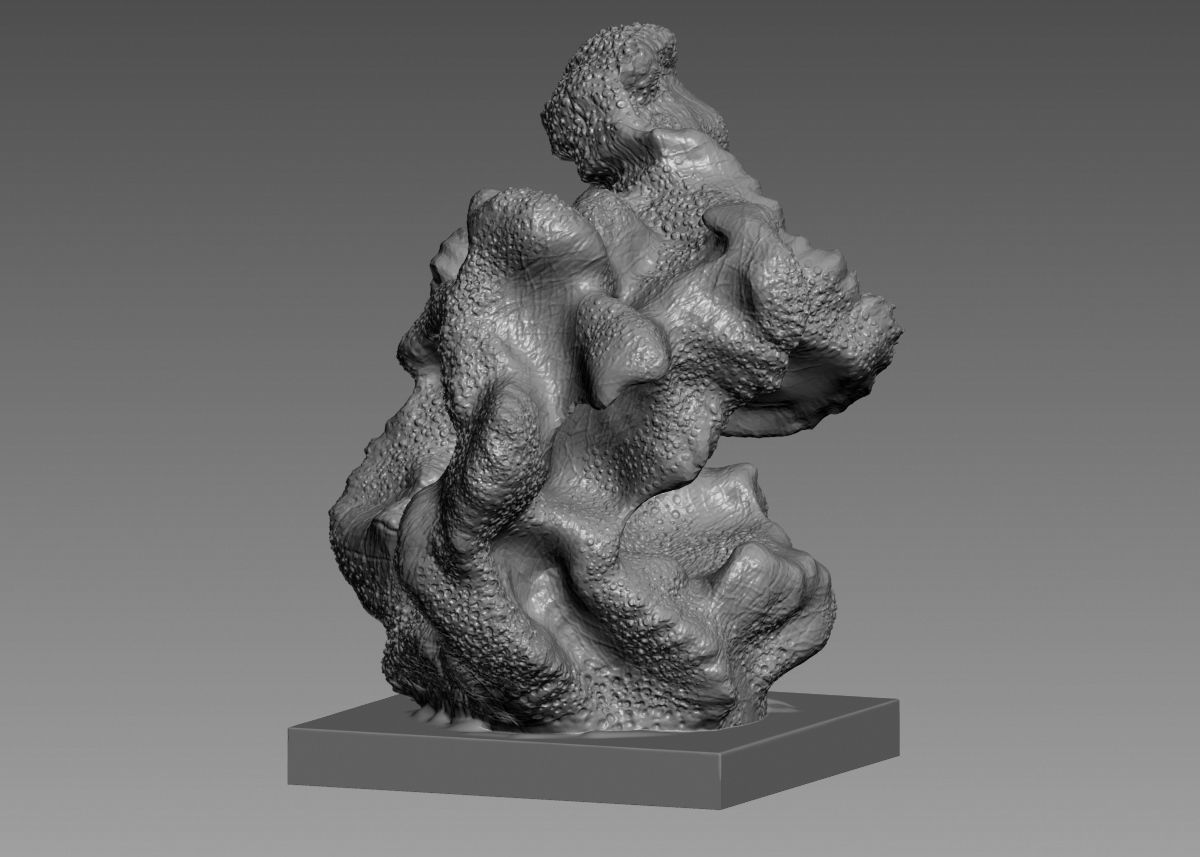 Modern Abstract Decorative sculpture 3d print model 3D print model_48