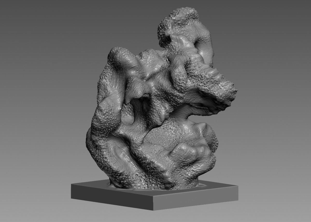 Modern Abstract Decorative sculpture 3d print model 3D print model_56