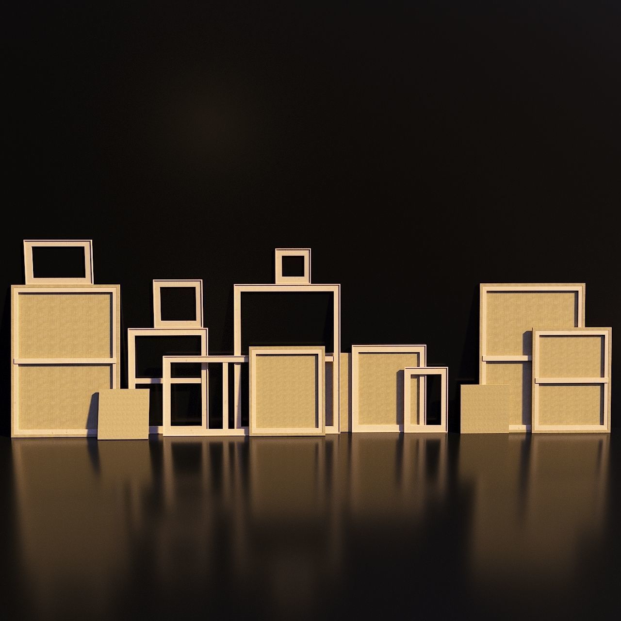 Artist Studio Set 190 3D model_17