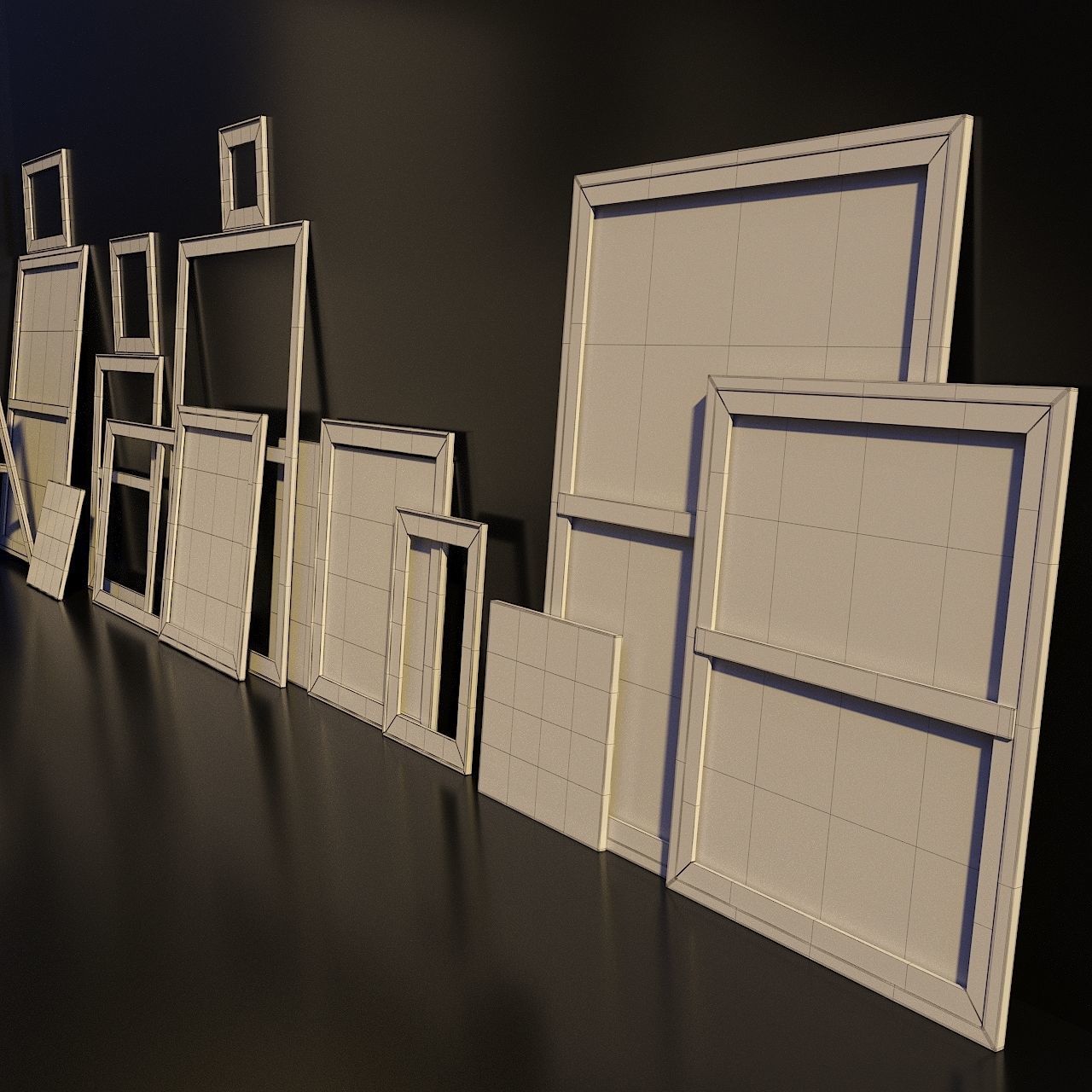 Artist Studio Set 190 3D model_13