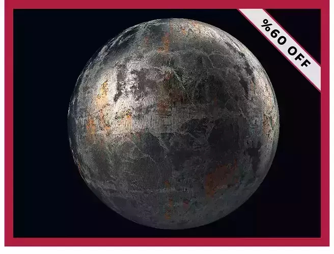 Metal Metallic Steel Seamless PBR Texture  