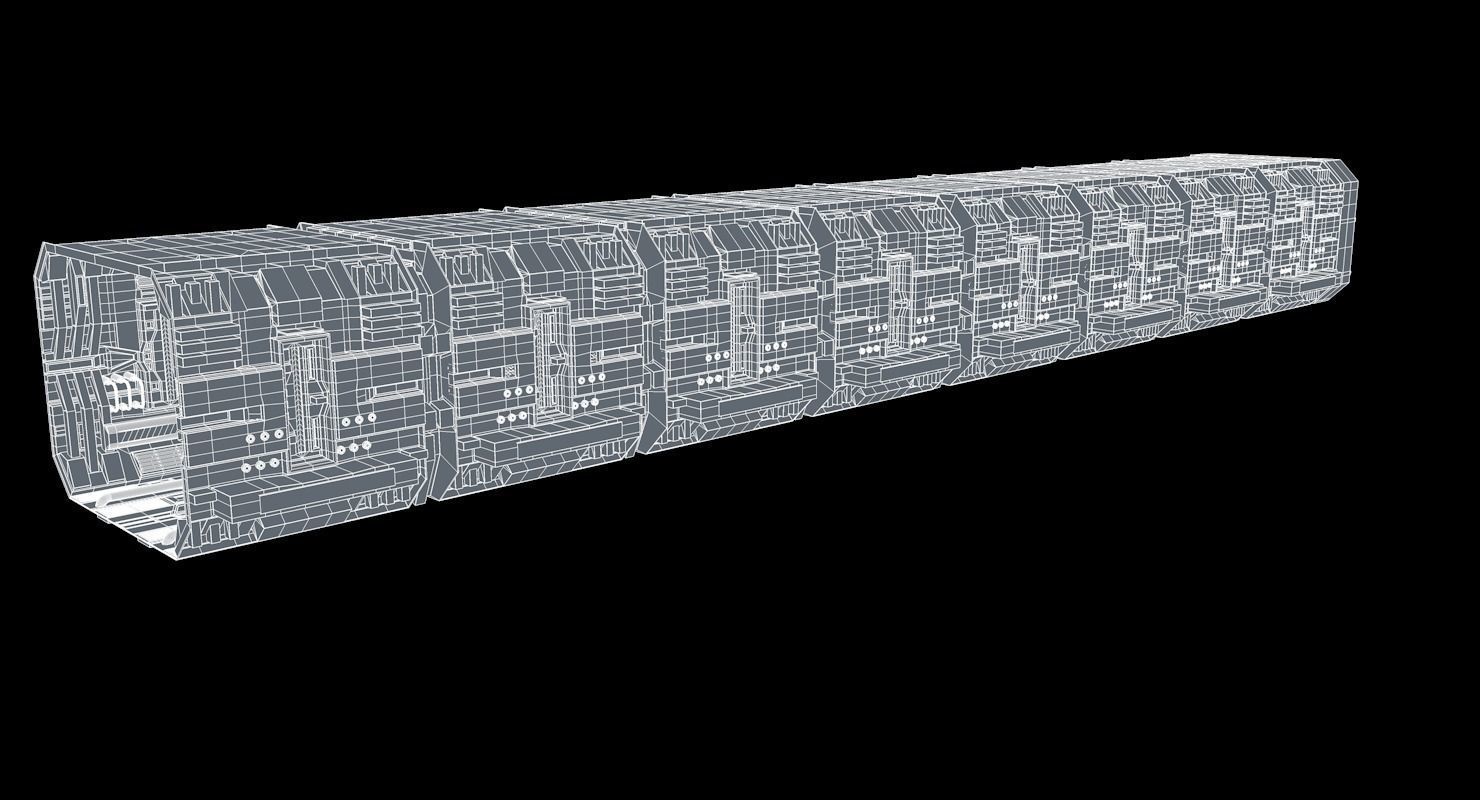Sci Fi Corridor     3D model_16