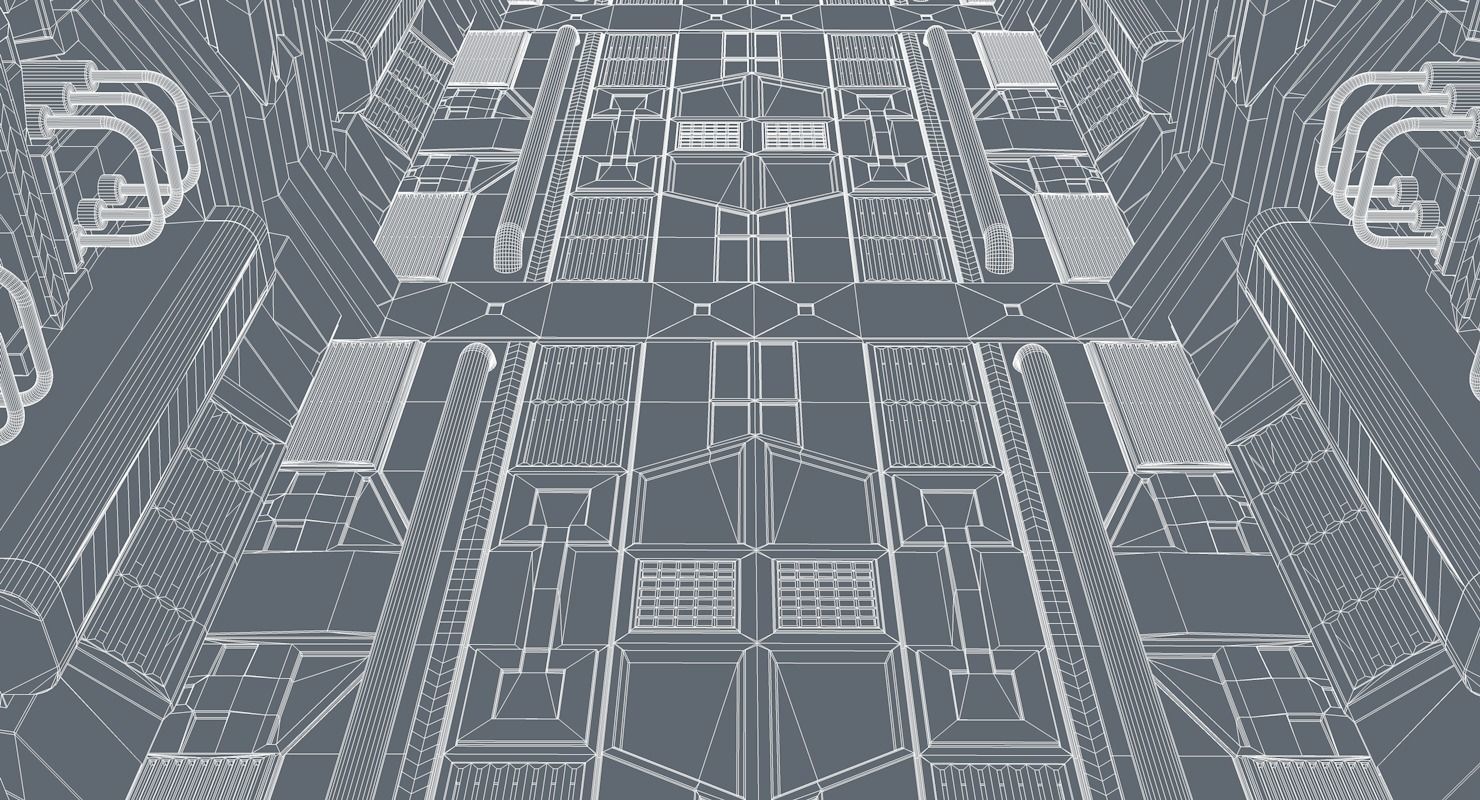 Sci Fi Corridor     3D model_13