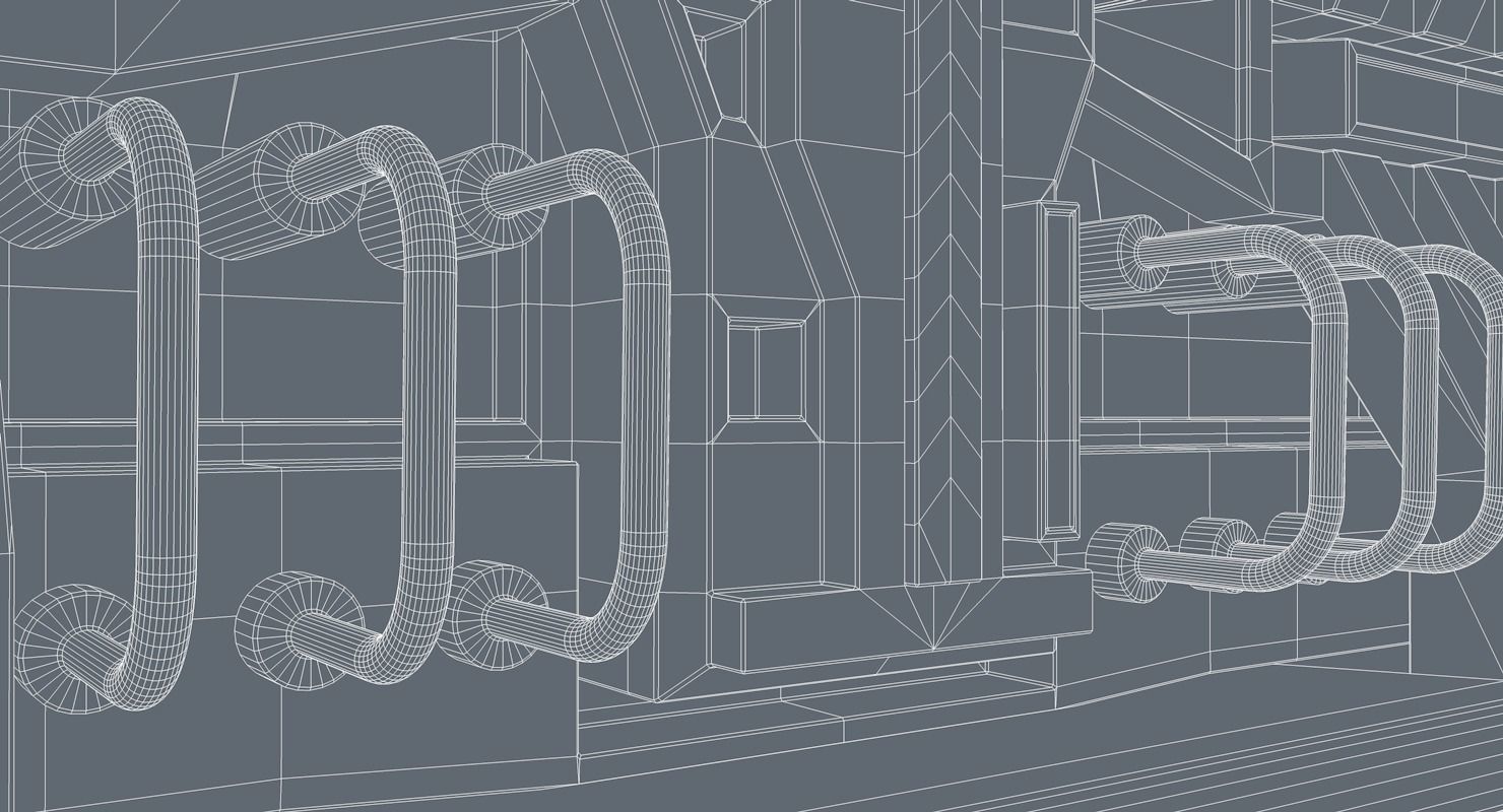 Sci Fi Corridor     3D model_15