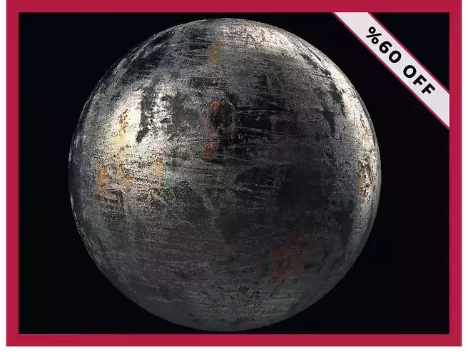 Metal Metallic Steel Seamless PBR Texture