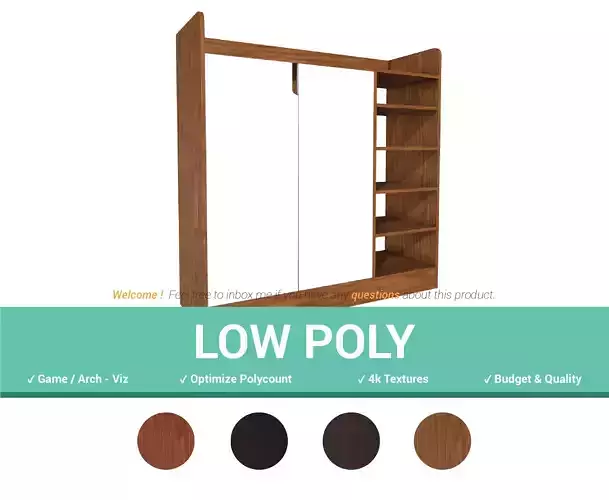 Simple Shoes Rack - Design 03